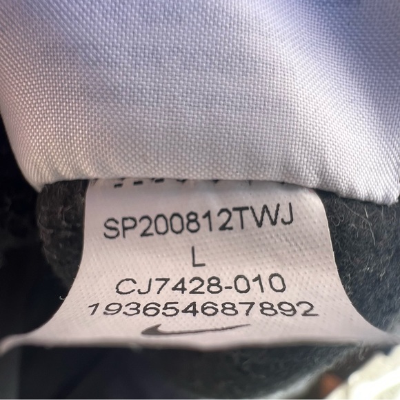 Nike Girls Hoodie Black Pink Orange Swish Size L - Picture 5 of 6